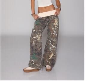NWT Revice Vice Jean Oakland Camo Super Low Rise Size S premium denim LA